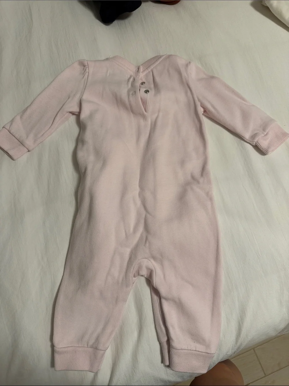Ralph Lauren Light Pink Bear & Fawn Embroidered Footie - 6M